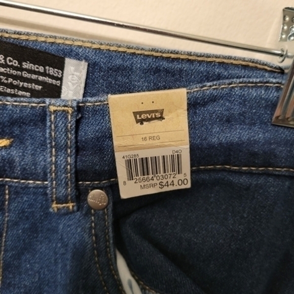 Girl's Levi's Mini Mom‎ Silver Tab Jeans - Picture 5 of 5